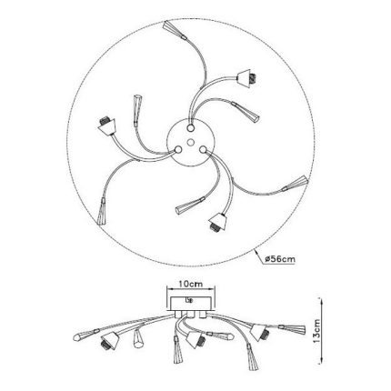 FG90X-3S Spot lampa 3xG9 FORMA CORMEL