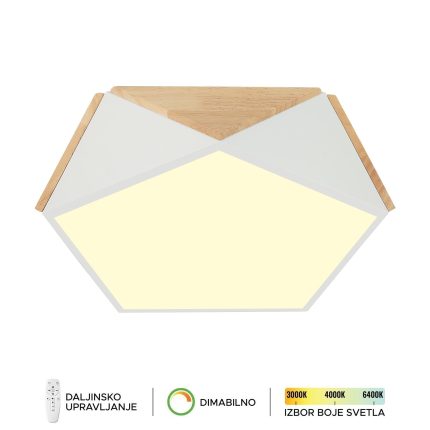 LED plafonska lampa F2810-24C WH+WD-Cormel-FORMA