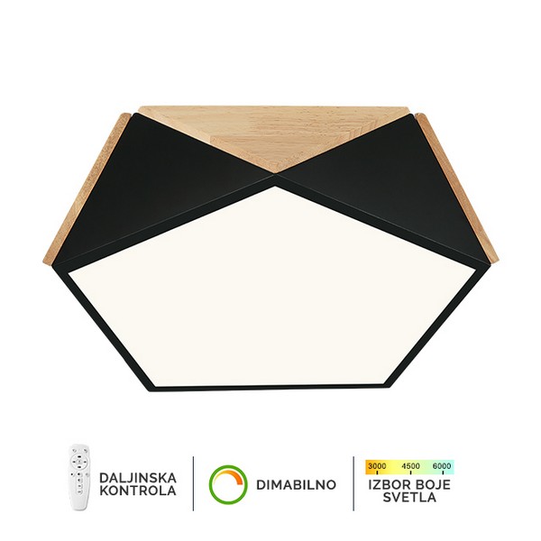 LED plafonska lampa F2810-24C BK-Cormel-FORMA LED plafonska lampa F2810-24C BK-Cormel-FORMA