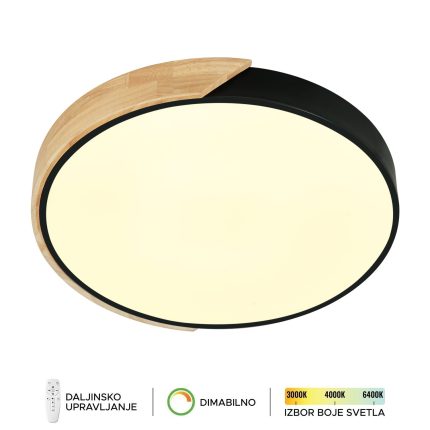 LED plafonska lampa F2811-30C BK+WD-Cormel-FORMA