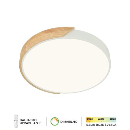 LED plafonska lampa F2811-16C WH+WD-Cormel-FORMA