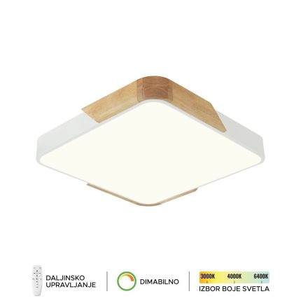LED plafonska lampa F2812-20C WH+WD-Cormel-FORMA