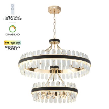 LED visilica KP4003-135V BK+GD-Cormel-FORMA