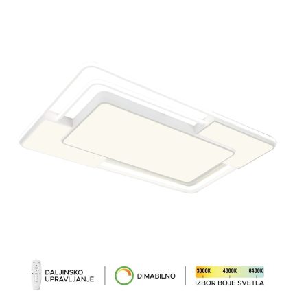 LED plafonska lampa F2823-128C WH-Cormel-FORMA