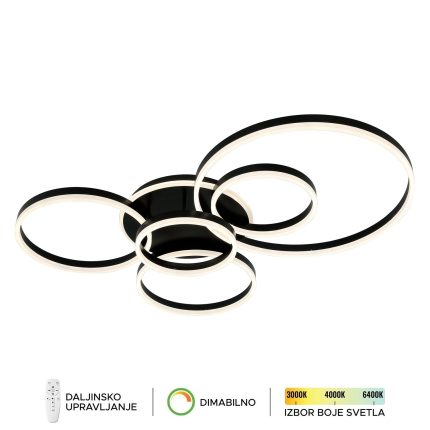 LED plafonska lampa F2047-174C BK-Cormel-FORMA