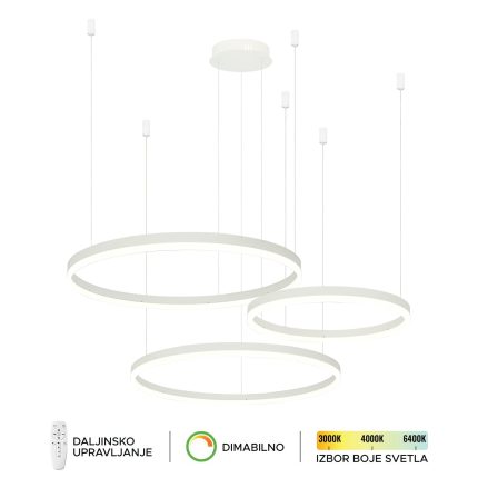 LED viseća lampa F2047-130C WH-Cormel-FORMA