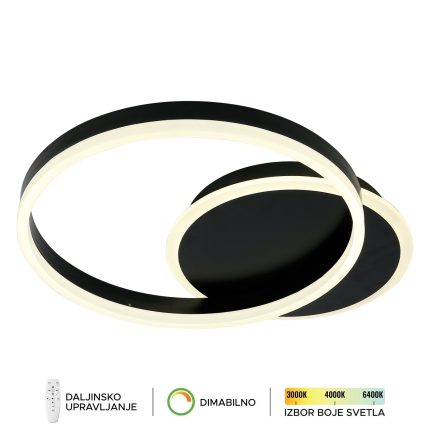 LED plafonska lampa F2047-46C BK-Cormel-FORMA