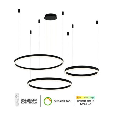 LED viseća lampa F2047-130C BK-Cormel-FORMA