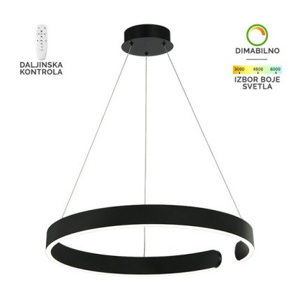 LED visilica F2046-42V BK-Cormel-FORMA