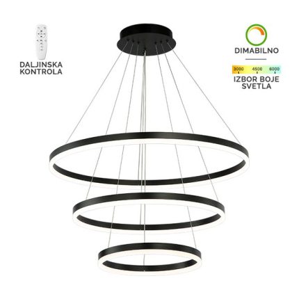 LED visilica F2047-130V BK-Cormel-FORMA