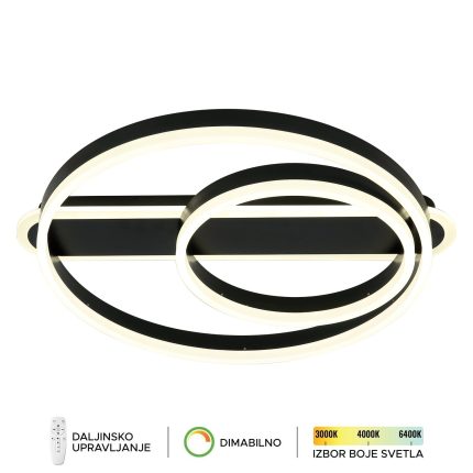 LED plafonska lampa F2047-82P BK-Cormel-FORMA