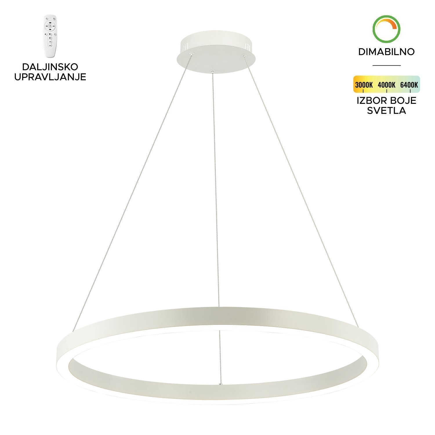 LED visilica F2048-56V WH-Cormel-FORMA