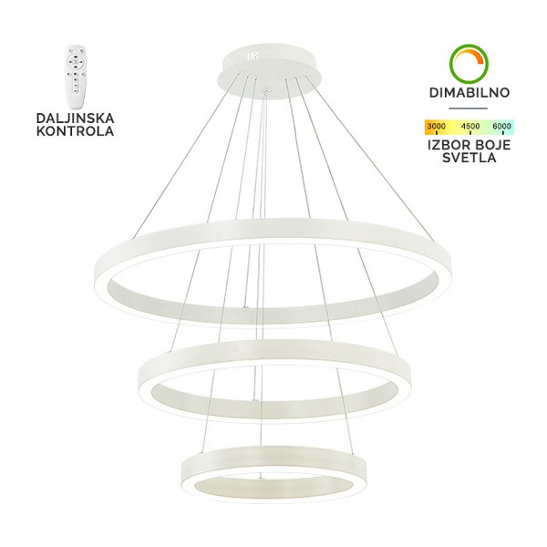 LED visilica F2048-130V WH-Cormel-FORMA