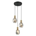 Viseća lampa F7039-3V BK+SM-Cormel-FORMA