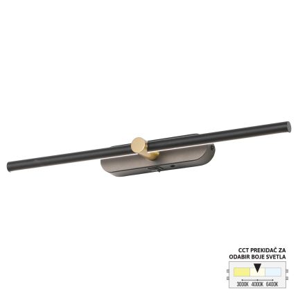 LED zidna lampa LZ009-8 BK+SG-Cormel-FORMA