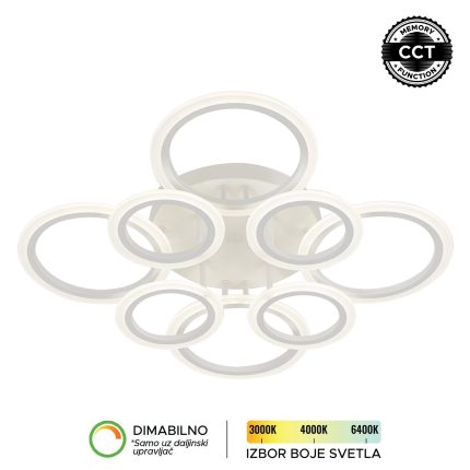 LED plafonska lampa F2083-100C WH-Cormel-FORMA