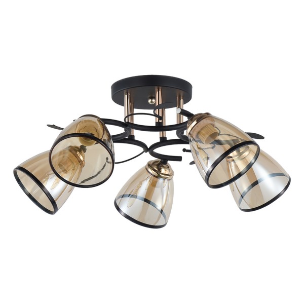 Plafonska lampa MD2740-5 BK+GD-Cormel-FORMA Plafonska lampa MD2740-5 BK+GD-Cormel-FORMA