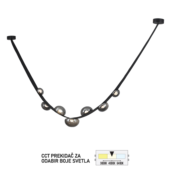 LED viseća lampa FK2015-17V BK-Cormel-FORMA LED viseća lampa FK2015-17V BK-Cormel-FORMA