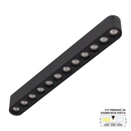 LED magnetna svetiljka CCT ULTRA SLIM FMS2001-12 BK-Cormel-FORMA
