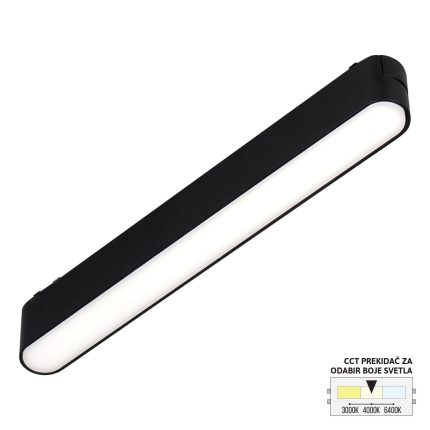 LED magnetna svetiljka CCT ULTRA SLIM FMS1001-12 BK-Cormel-FORMA