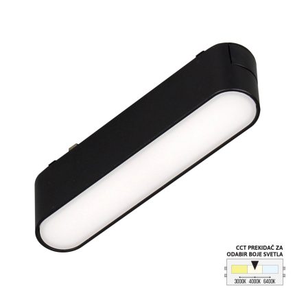 LED magnetna svetiljka CCT ULTRA SLIM FMS1001-6 BK-Cormel-FORMA