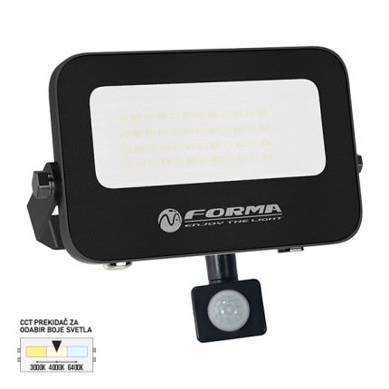 LED reflektor sa senzorom CCT LRH-20S BK-Cormel-FORMA