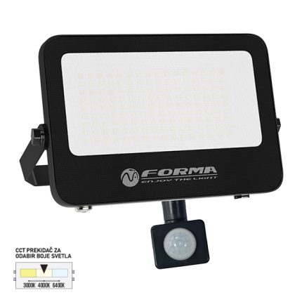LED reflektor sa senzorom CCT LRH-50S BK-Cormel-FORMA