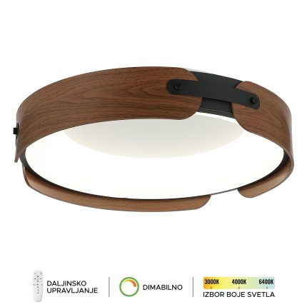 LED plafonska lampa F2097-75C BK+DWD-Cormel-FORMA