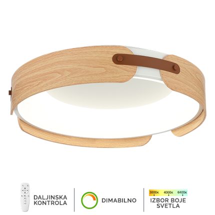 LED plafonska lampa F2097-63C WH+WD-Cormel-FORMA