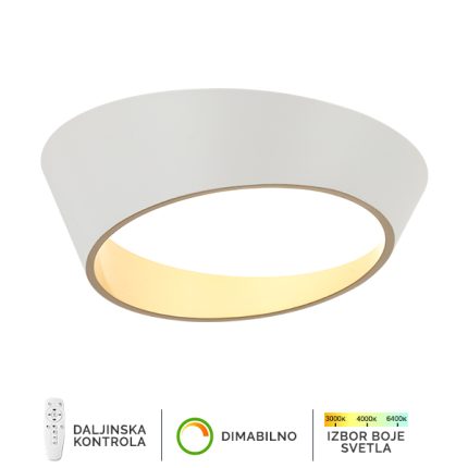 LED plafonska lampa F2098-64C WH+SG-Cormel-FORMA