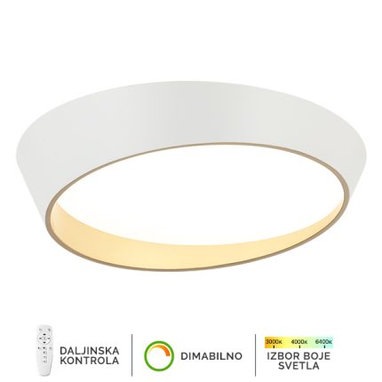 LED plafonska lampa F2098-75C WH+SG-Cormel-FORMA