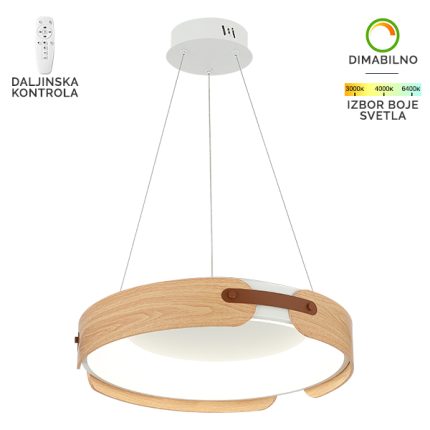 LED viseća lampa F2097-75V WH+WD-Cormel-FORMA