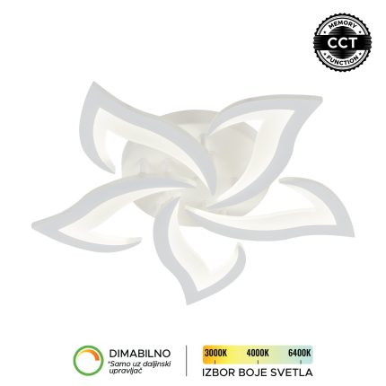 LED plafonska lampa F2089-40C WH-Cormel-FORMA