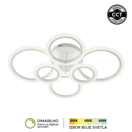 LED plafonska lampa F2083-64C WH-Cormel-FORMA