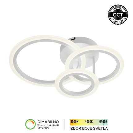LED plafonska lampa F2083-32C WH-Cormel-FORMA
