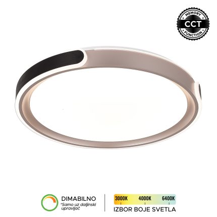 LED plafonjera LP-407-70R BK+RG-Cormel-FORMA
