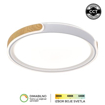 LED plafonjera LP-407-70R WH+WD-Cormel-FORMA