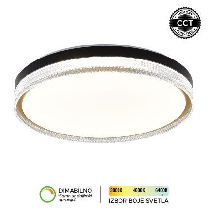 LED plafonjera LP-415-70R BK+SG-Cormel-FORMA
