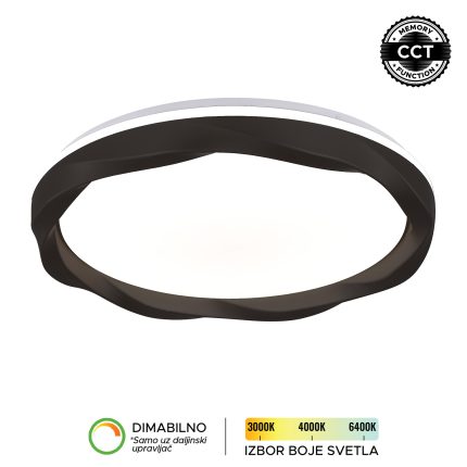 LED plafonjera LP-421-54R BK-Cormel-FORMA