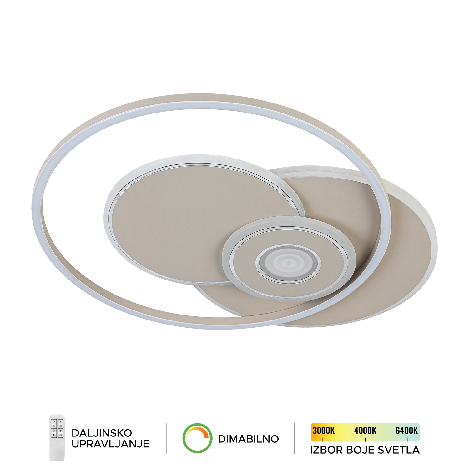 LED plafonska lampa F2103-36C BE-Cormel-FORMA