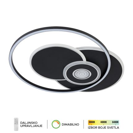 LED plafonska lampa F2103-36C BK-Cormel-FORMA